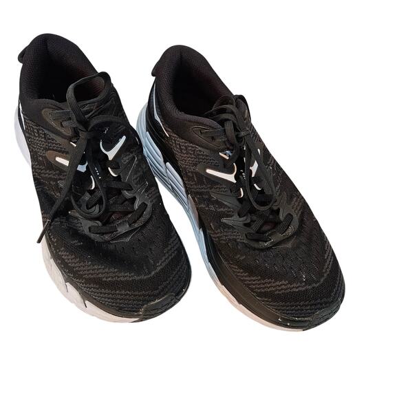 Hoka One One Gaviota Black and White Athletic Shoes Size Men’s 9D - Picture 7 of 10